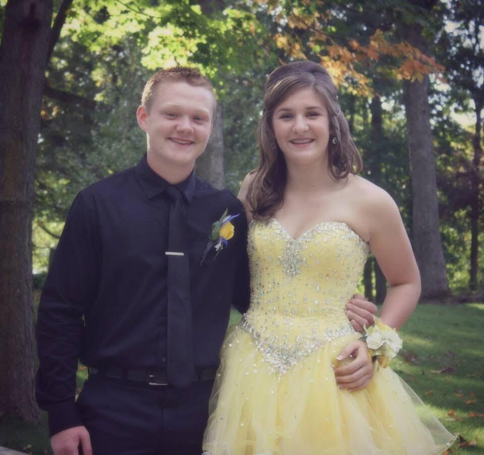 Sophomore year homecoming—friends, formalwear, and a little awkwardness.