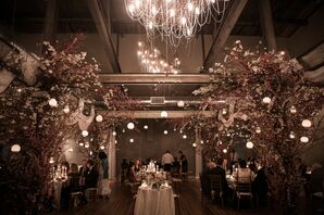 Reception at Front & Palmer with Floating Lanterns