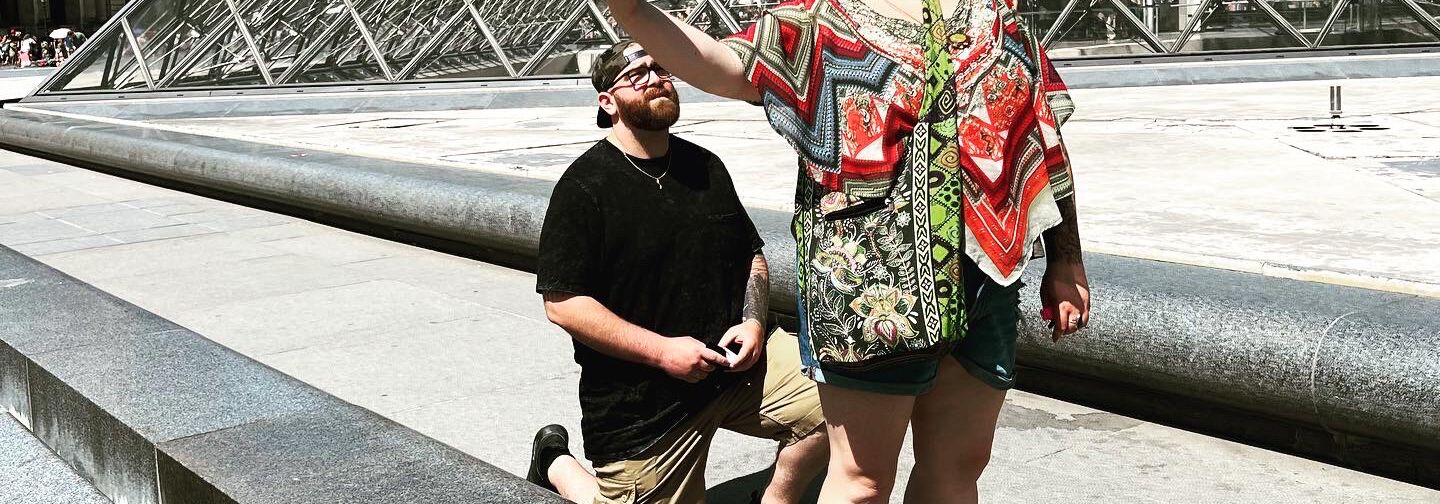 Picture of Engaged in Paris