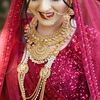 A Luxe Red-and-Gold Wedding at Peace Arch International Park in Blaine, Washington