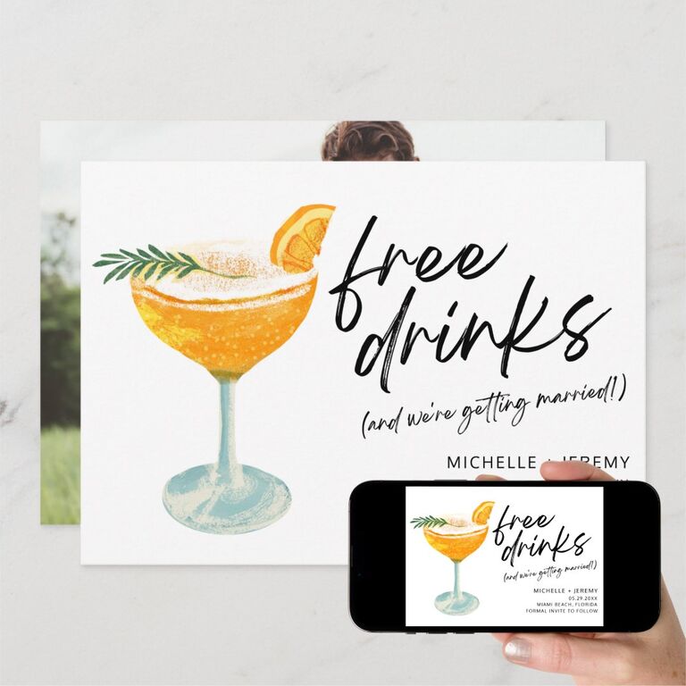 Funny save-the-date template by Zazzle. 