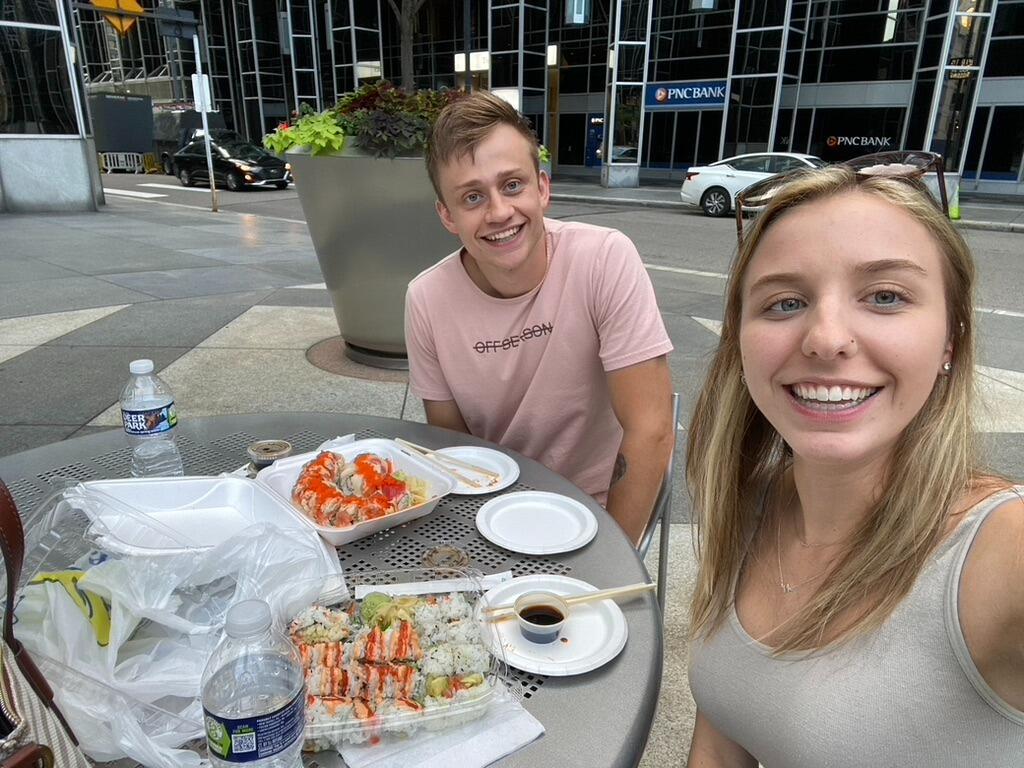 Our first date!