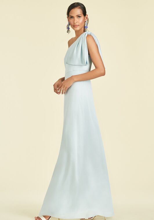 Sachin & Babi Chelsea Gown - Ice Blue One Shoulder Bridesmaid Dress - 2