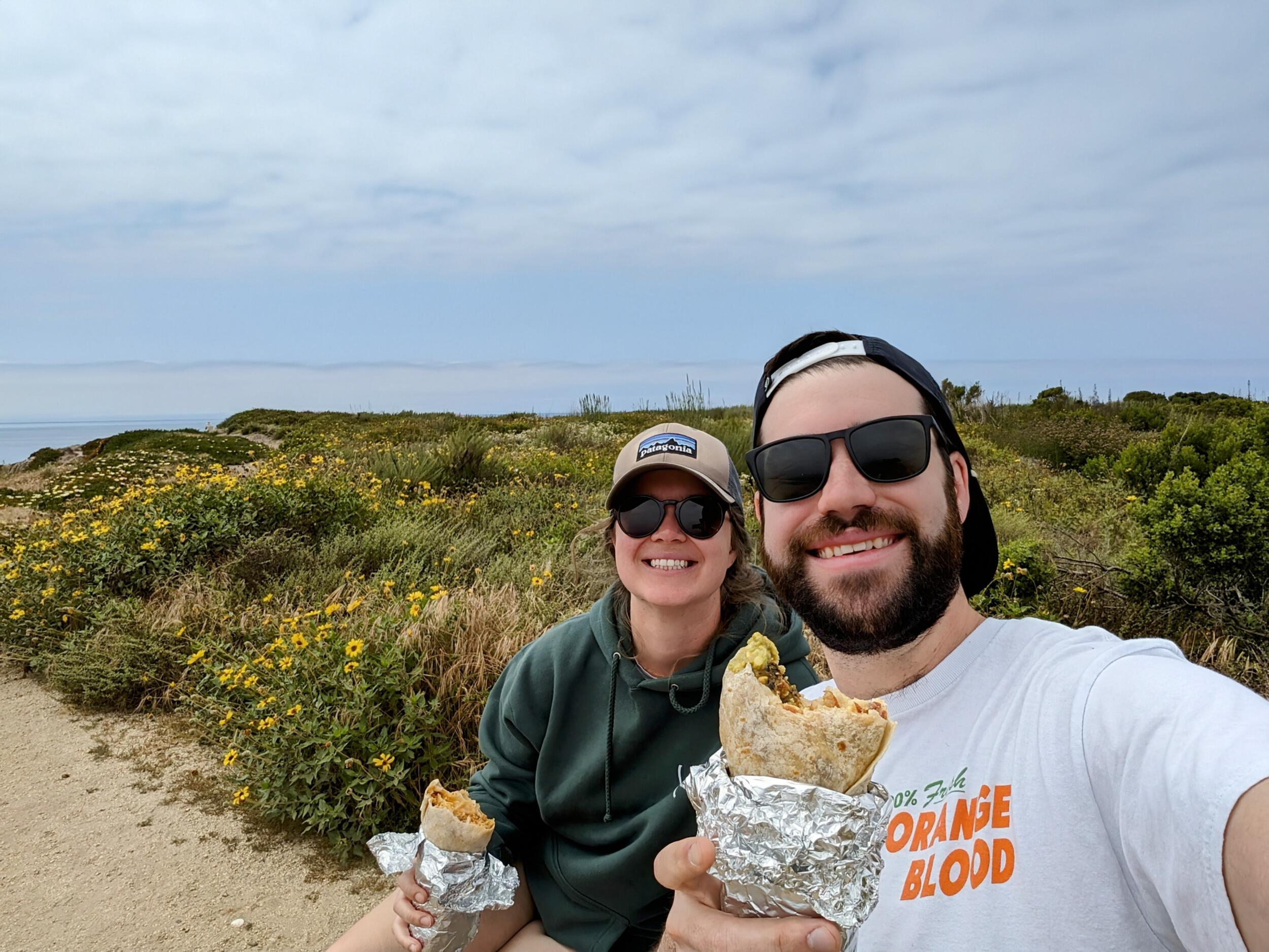 Janelle brought Ben to her hometown of Santa Barbara, where they happily survived on a steady diet of avocados and Super Cucas breakfast burritos at the beach.