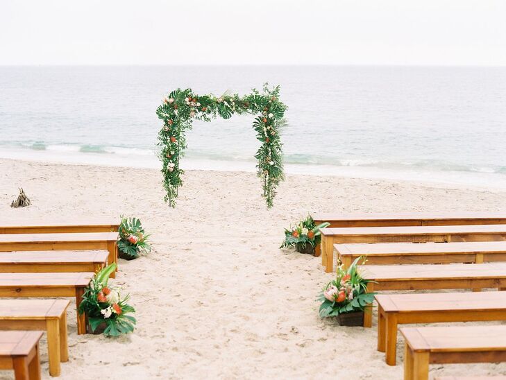 Beach Ceremony Set Up