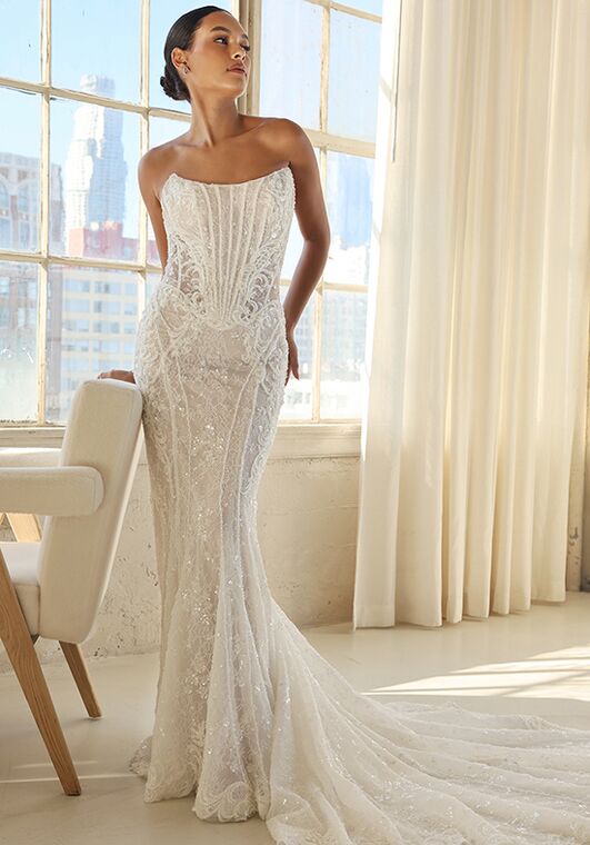 Martina Liana Luxe LE1399 Fit-and-Flare Wedding Dress - 2