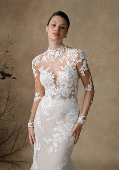 Justin Alexander Ginger Fit-and-Flare Wedding Dress