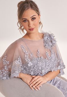 Jade Couture Mother of the Bride by Jasmine K278072 Silver Mother Of The Bride Dress