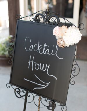 "Cocktail Hour" Chalkboard Sign
