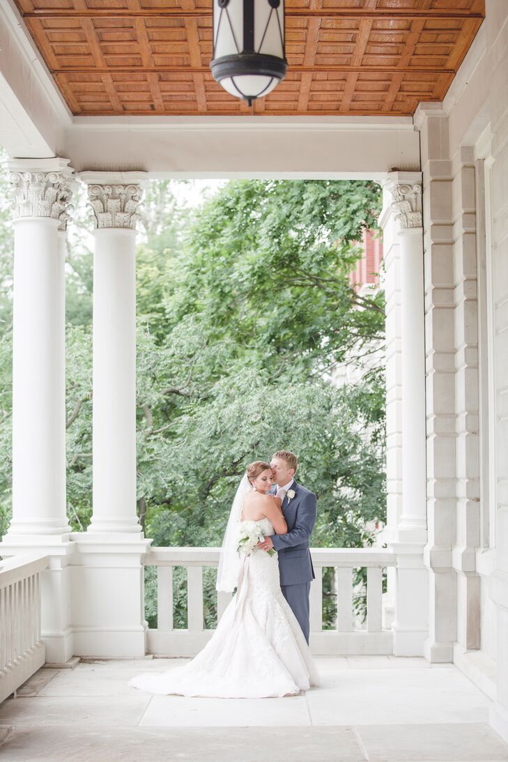 David and Tricia chose not to see each other before their ceremony.