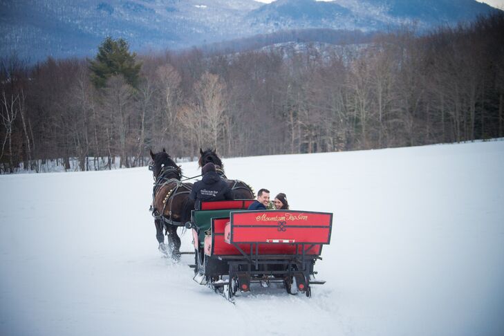 Post-Ceremony Sleigh Ride
