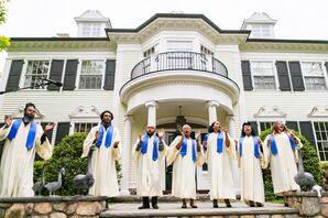 Gospel Choir at Backyard Ceremony