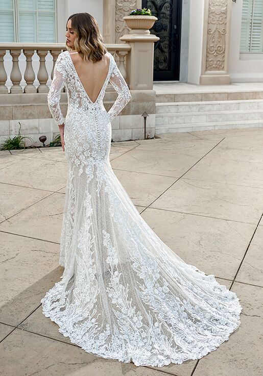 Jasmine Couture T232068 Fit-and-Flare Wedding Dress - 3