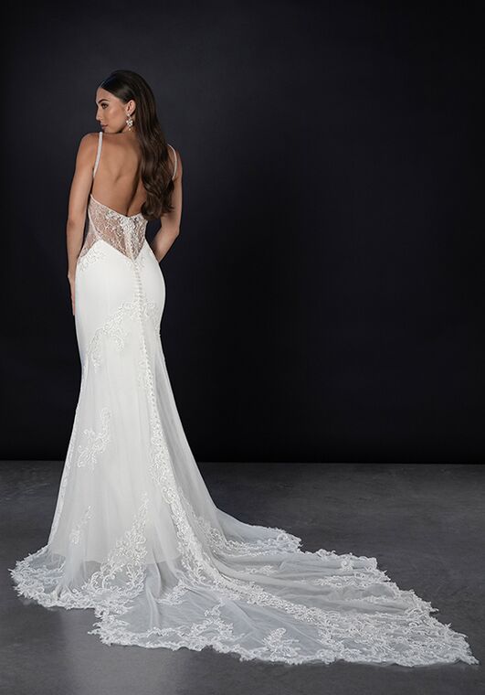 Martina Liana 1843 Column Wedding Dress - 3