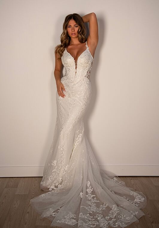 Stella York SY8168 Fit-and-Flare Wedding Dress - 3