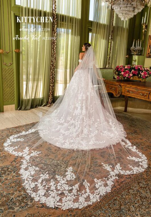 KITTY CHEN AREETHA, H2334 A-Line Wedding Dress - 3