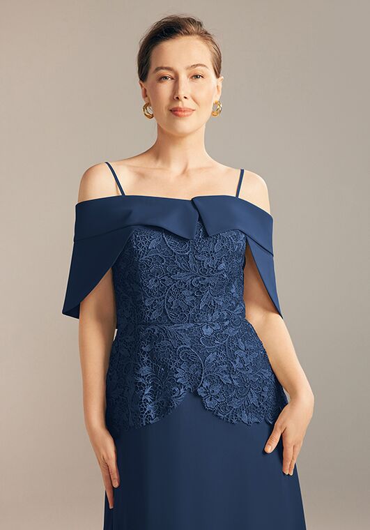 AW Bridal AW Inger Dress Blue Mother Of The Bride Dress - 2