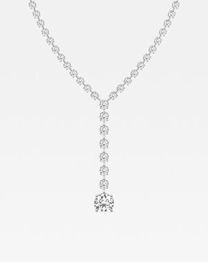 Grown Brilliance Badgley Mischka Tennis Necklaces - NCGKN30877-GW4 Wedding Necklace photo
