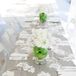 Green Apple and White Flower Centerpieces