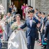 This Classic Wedding at the Cincinnati Art Museum in Cincinnati, Ohio, Had a Gray-and-Navy Palette