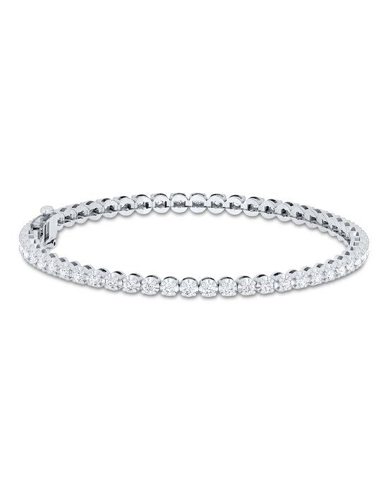Kay Jewelers Diamond Tennis Bracelet 2 ct tw Round-Cut 10K White Gold 7" Wedding Bracelets photo - 1