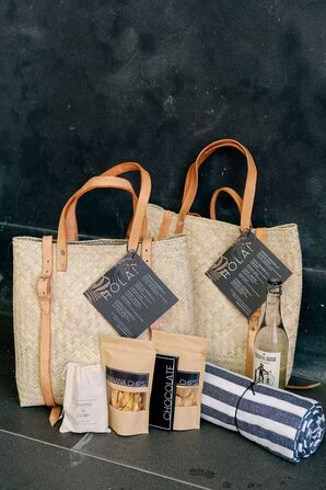 Wedding Welcome Gifts With Woven Bags