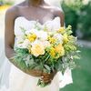 A Flower-Filled Navy-and-Yellow Wedding at Mystical Rose Gardens in Baldwin, Wisconsin