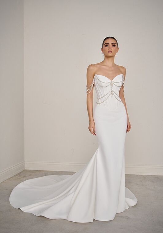 Justin Alexander Signature Sculptura Fit-and-Flare Wedding Dress - 3