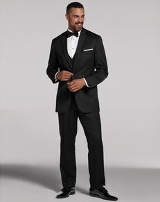 MEN'S WEARHOUSE Calvin Klein® Shawl Lapel Tuxedo Wedding Tuxedo | The Knot