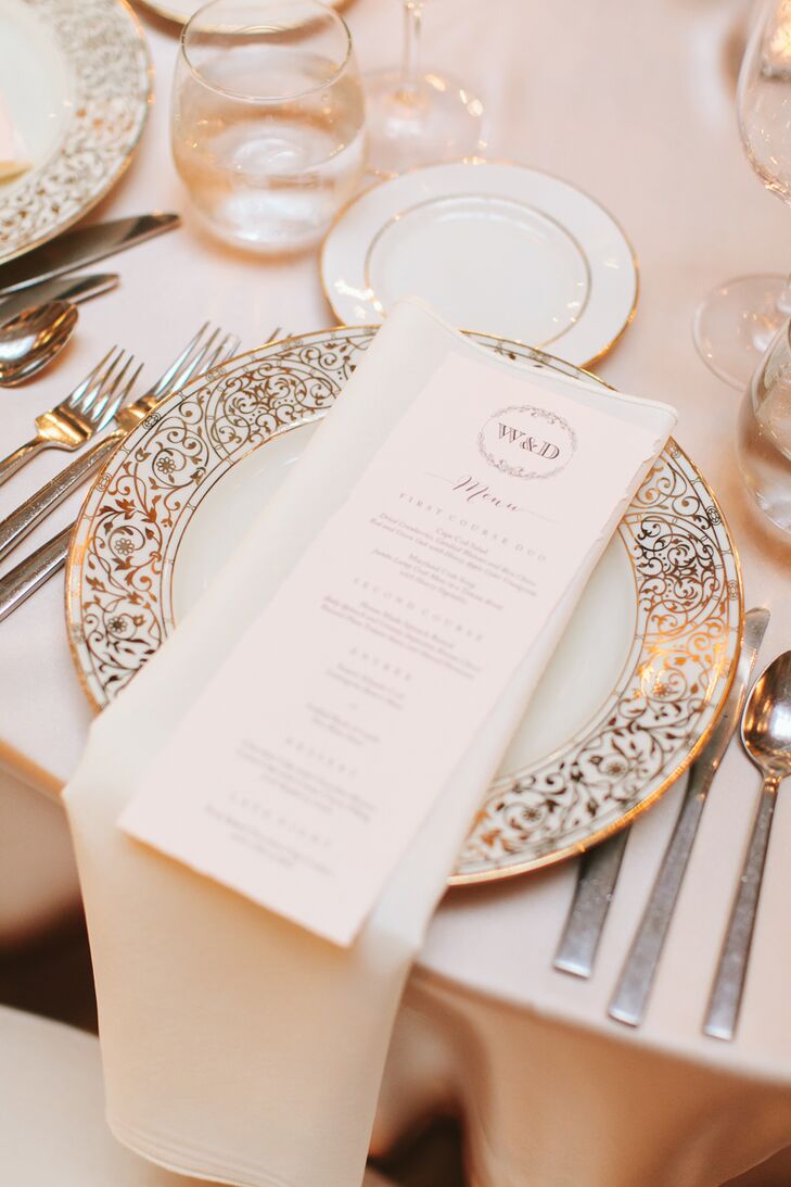 Gilded Filigree Dinnerware