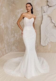 Justin Alexander Signature Wordsworth Fit-and-Flare Wedding Dress