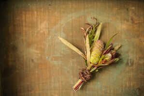 Rustic Non-Floral Boutonniere