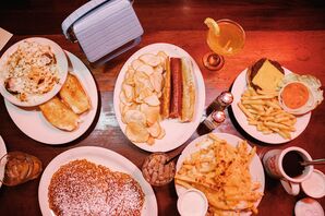 Burgers, Fries, Hot Dogs and More at Diner Elopement Party