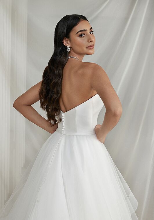 Justin Alexander Everette Ball Gown Wedding Dress - 2