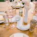 Whimsical Place Settings with Menus and Vintage Glassware