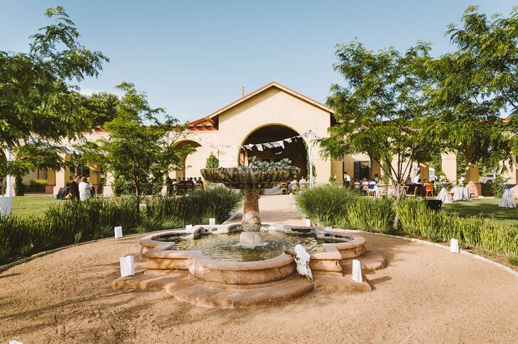 La Mesita Ranch Estate Courtyard Reception