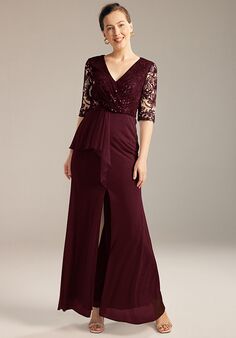 AW Bridal AW Kalina Dress Red Mother Of The Bride Dress