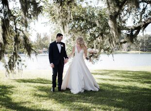 Though Jessica Langenberg (30 and a creative director) and Cole Lester (30 and a trader) tied the knot in their hometown of Houston, the pair designed