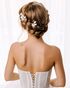 AW Bridal AW BRIDAL Wedding Hair Pins Flower Bridal Hair Pieces Bridal Hair Comb Clip Wedding Hair Accessories for Brides Bridesmaids 2Pcs (Gold) Gold Pins, Combs + Clip - thumbnail - 3