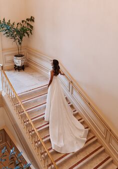 Essense of Australia D3705 Column Wedding Dress