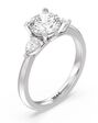 With Clarity Classic Cushion, Emerald, Radiant, Round, Oval Cut Engagement Ring - thumbnail - 2