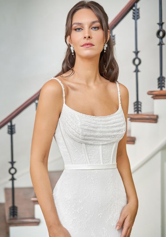 Jasmine Couture WREN Fit-and-Flare Wedding Dress - 2