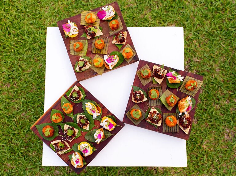 wedding menu Mexican-style veggies