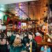 Busy Diner With Minimony Wedding Guests For Elopement Party in Virginia