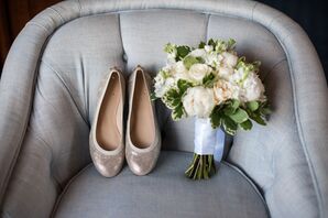Sparkly Kate Spade Bridal Flats