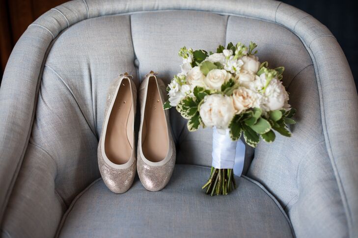 Sparkly Kate Spade Bridal Flats