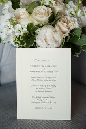 Simple and Elegant Wedding Invitation