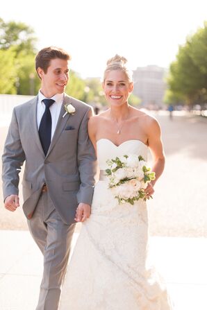 Bride and Groom in Washington, D.C.