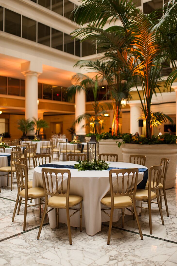 "One of the greatest benefits of our venues was their inherent beauty which meant we had to do very little in terms of decorations," says the bride.