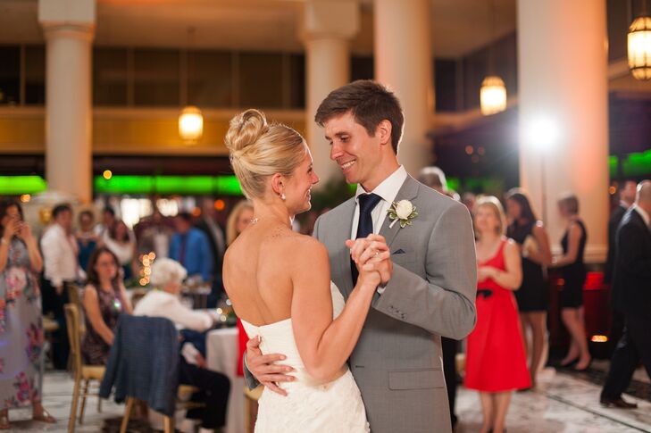 "The night really did just feel like a big party with all of our best friends and at the end of it all we were married," the bride says.